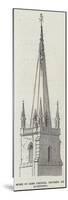 Spire of Ross Church, Injured by Lightning-null-Mounted Premium Giclee Print