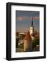 Spire of St. Olaf's Church in Tallinn-Jon Hicks-Framed Photographic Print