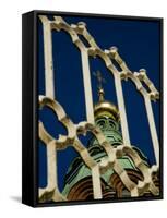 Spire of Uspenski Cathedral, Helsinki, Finland-Nancy & Steve Ross-Framed Stretched Canvas