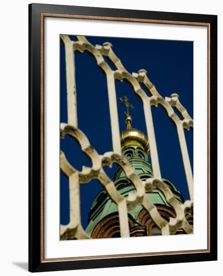 Spire of Uspenski Cathedral, Helsinki, Finland-Nancy & Steve Ross-Framed Photographic Print