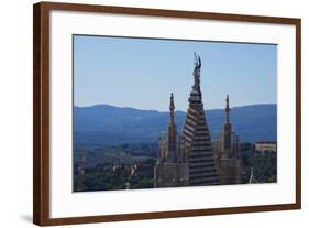 Spire, Sienna, Tuscany, Italy, Europe-Charles Bowman-Framed Photographic Print