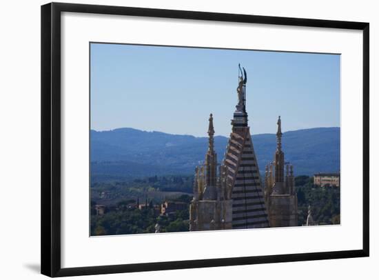 Spire, Sienna, Tuscany, Italy, Europe-Charles Bowman-Framed Photographic Print