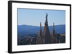 Spire, Sienna, Tuscany, Italy, Europe-Charles Bowman-Framed Photographic Print