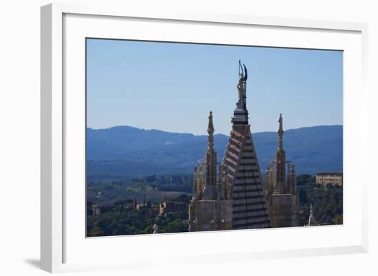 Spire, Sienna, Tuscany, Italy, Europe-Charles Bowman-Framed Photographic Print