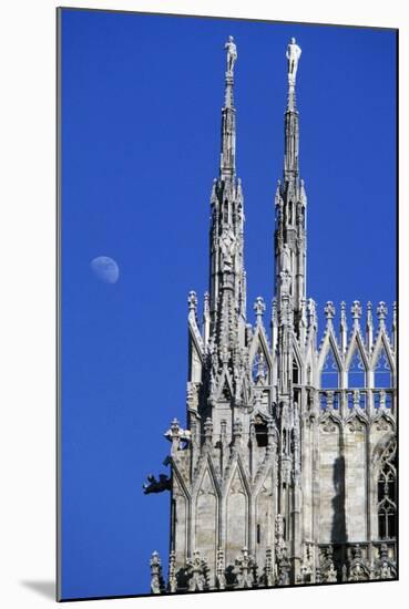 Spires, Milan Cathedral, Milan, Lombardy, Italy-null-Mounted Giclee Print