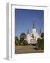 Spires of Christian Cathedral, St. Louis Cathedral, New Orleans, Louisiana, USA-G Richardson-Framed Photographic Print