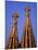 Spires of the Sagrada Familia, the Gaudi Cathedral, in Barcelona, Cataluna, Spain, Europe-Nigel Francis-Mounted Photographic Print