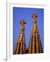 Spires of the Sagrada Familia, the Gaudi Cathedral, in Barcelona, Cataluna, Spain, Europe-Nigel Francis-Framed Photographic Print