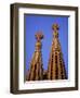 Spires of the Sagrada Familia, the Gaudi Cathedral, in Barcelona, Cataluna, Spain, Europe-Nigel Francis-Framed Photographic Print