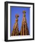 Spires of the Sagrada Familia, the Gaudi Cathedral, in Barcelona, Cataluna, Spain, Europe-Nigel Francis-Framed Photographic Print