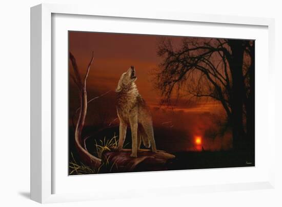 Spirit and the Darkness-Gordon Semmens-Framed Giclee Print