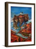 Spirit Guide Whispers-Sue Clyne-Framed Giclee Print