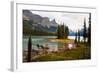 Spirit Island, Jasper National Park, Canada-George Oze-Framed Photographic Print