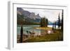 Spirit Island, Jasper National Park, Canada-George Oze-Framed Photographic Print