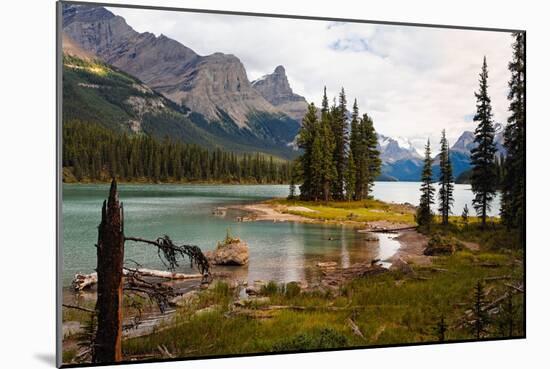 Spirit Island, Jasper National Park, Canada-George Oze-Mounted Photographic Print