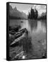 Spirit Island, Maligne Lake, Jasper National Park, UNESCO World Heritage Site, British Columbia, Ro-Martin Child-Framed Stretched Canvas