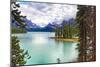Spirit Island on Maligne Lake, Alberta, Canada-George Oze-Mounted Photographic Print
