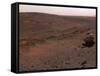 Spirit Mars Exploration Rover on the Flank of Husband Hill-Stocktrek Images-Framed Stretched Canvas