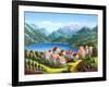 Spirit Mountains-Andy Russell-Framed Art Print