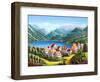 Spirit Mountains-Andy Russell-Framed Art Print