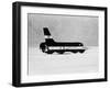 Spirit of America Sonic I' Breaking the Land Speed Record, Bonneville Salt Flats, Utah, USA, 1965-null-Framed Photographic Print