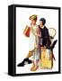 "Spirit of Education", April 21,1934-Norman Rockwell-Framed Stretched Canvas