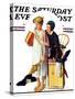 "Spirit of Education" Saturday Evening Post Cover, April 21,1934-Norman Rockwell-Stretched Canvas