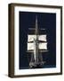 Spirit of New Zealand Tall Ship, Marlborough Sounds, South Island, New Zealand-David Wall-Framed Photographic Print