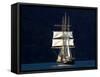 Spirit of New Zealand Tall Ship, Marlborough Sounds, South Island, New Zealand-David Wall-Framed Stretched Canvas