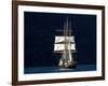 Spirit of New Zealand Tall Ship, Marlborough Sounds, South Island, New Zealand-David Wall-Framed Photographic Print