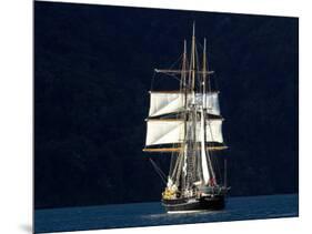 Spirit of New Zealand Tall Ship, Marlborough Sounds, South Island, New Zealand-David Wall-Mounted Photographic Print