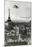 Spirit of St. Louis at Paris-null-Mounted Poster