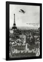 Spirit of St. Louis at Paris-null-Framed Poster