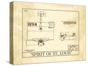 Spirit of St. Louis-null-Stretched Canvas