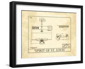 Spirit of St. Louis-null-Framed Art Print