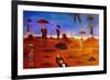 Spirit of the Flying Umbrella 2-Leah Saulnier-Framed Giclee Print