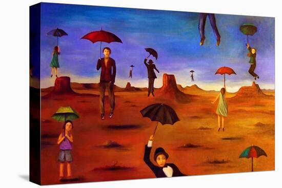 Spirit of the Flying Umbrella 2-Leah Saulnier-Stretched Canvas