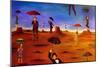 Spirit of the Flying Umbrella 2-Leah Saulnier-Mounted Giclee Print