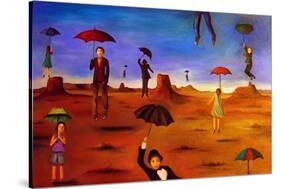 Spirit of the Flying Umbrella 2-Leah Saulnier-Stretched Canvas