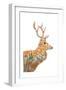 Spirit of the Forest Deer Landscape-Michelle Faber-Framed Giclee Print