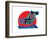 Spirit Orca-null-Framed Art Print