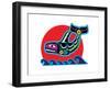 Spirit Orca-null-Framed Art Print