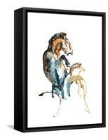Spirit (Przewalski), 2013-Mark Adlington-Framed Stretched Canvas