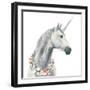 Spirit Unicorn I Square-James Wiens-Framed Art Print