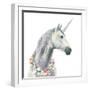 Spirit Unicorn I Square-James Wiens-Framed Art Print