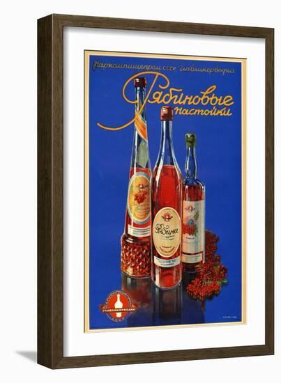 Spirits, Gin, Vodka, Holland and Zubrovka-null-Framed Art Print