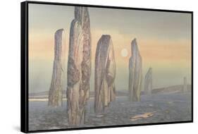 Spirits of Callanish, Isle of Lewis, 1987-Evangeline Dickson-Framed Stretched Canvas