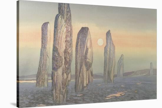 Spirits of Callanish, Isle of Lewis, 1987-Evangeline Dickson-Stretched Canvas