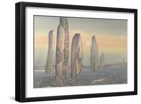 Spirits of Callanish, Isle of Lewis, 1987-Evangeline Dickson-Framed Giclee Print