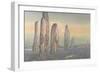 Spirits of Callanish, Isle of Lewis, 1987-Evangeline Dickson-Framed Giclee Print